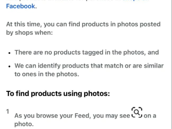 Die neue Produkt-Verkaufen-Funktion auf FB