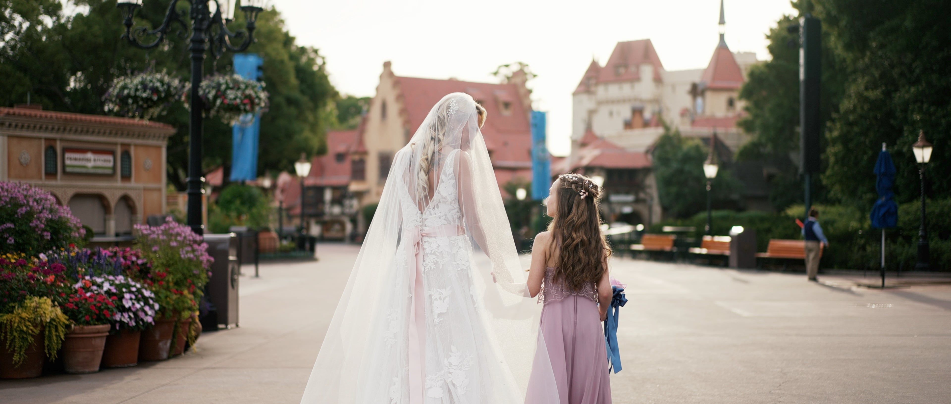 Video thumbnail for Magical✨ Epcot Wedding | Becoming the Volpes