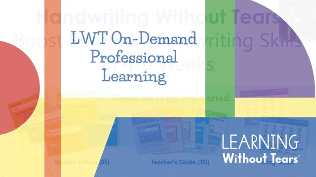 Learning Without Tears®  Handwriting Without Tears® Program