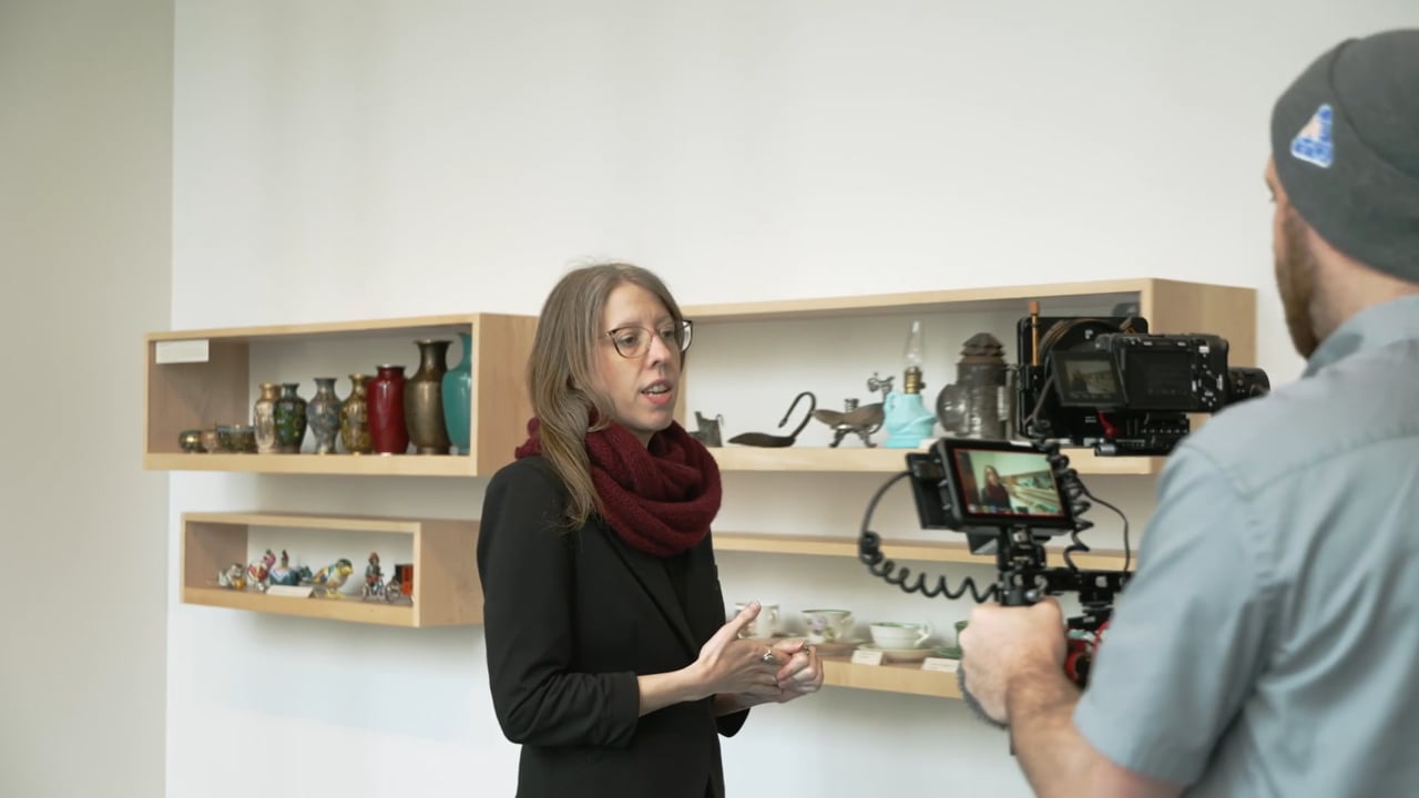 Jessica Hougen speaking in a testimonial video