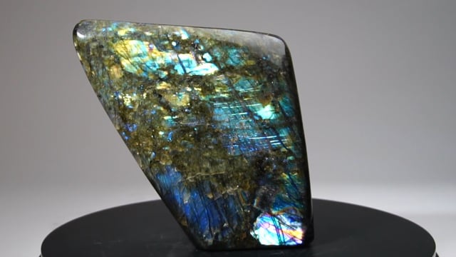 Genuine Polished Labradorite Freeform v2 video thumbnail