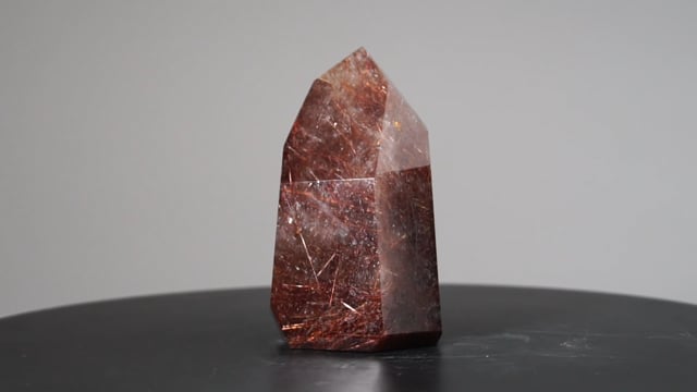 Genuine Polished Rutilated Quartz Point video thumbnail