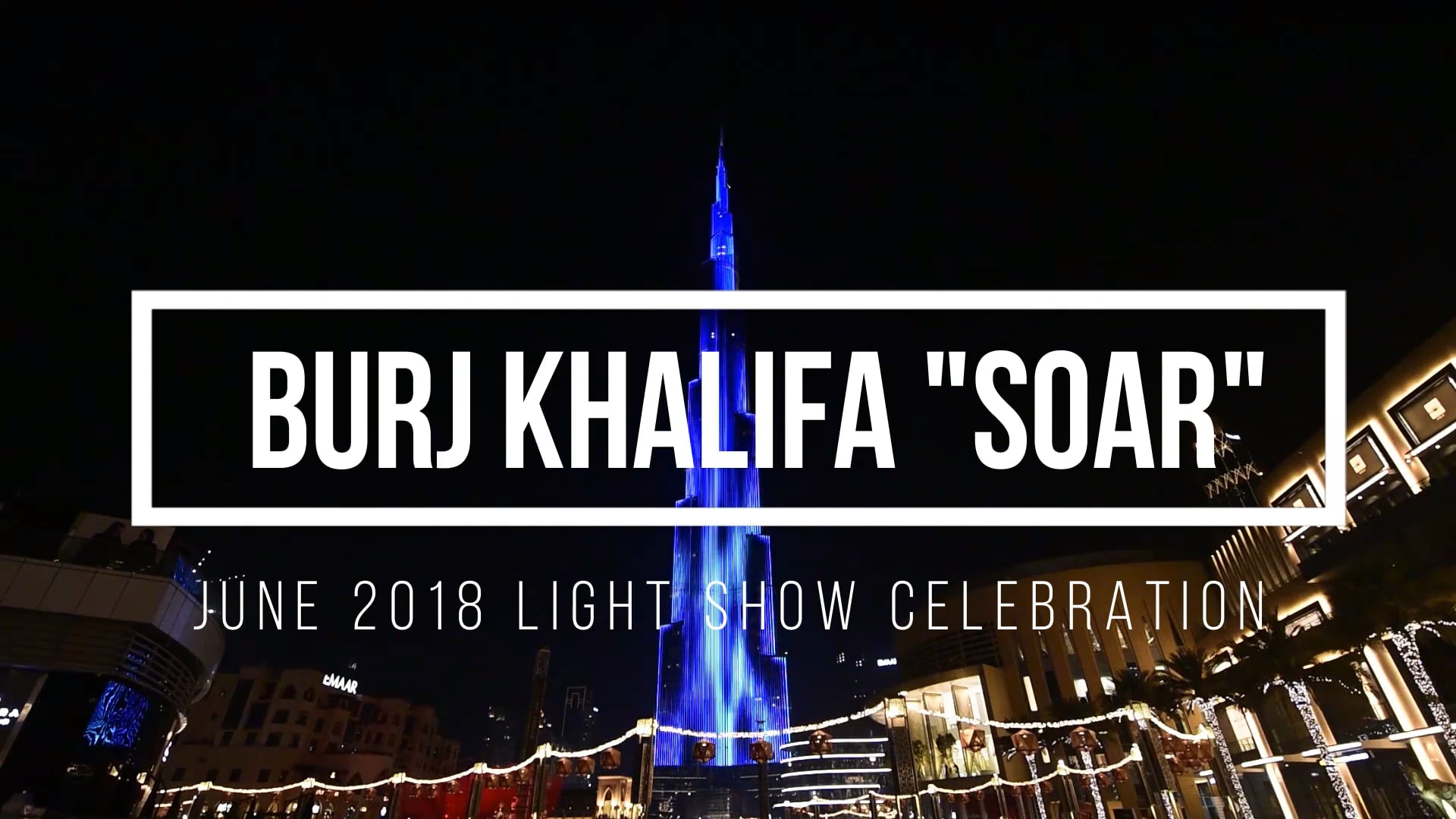 Burj Khalifa Live LED show Guiness World Record