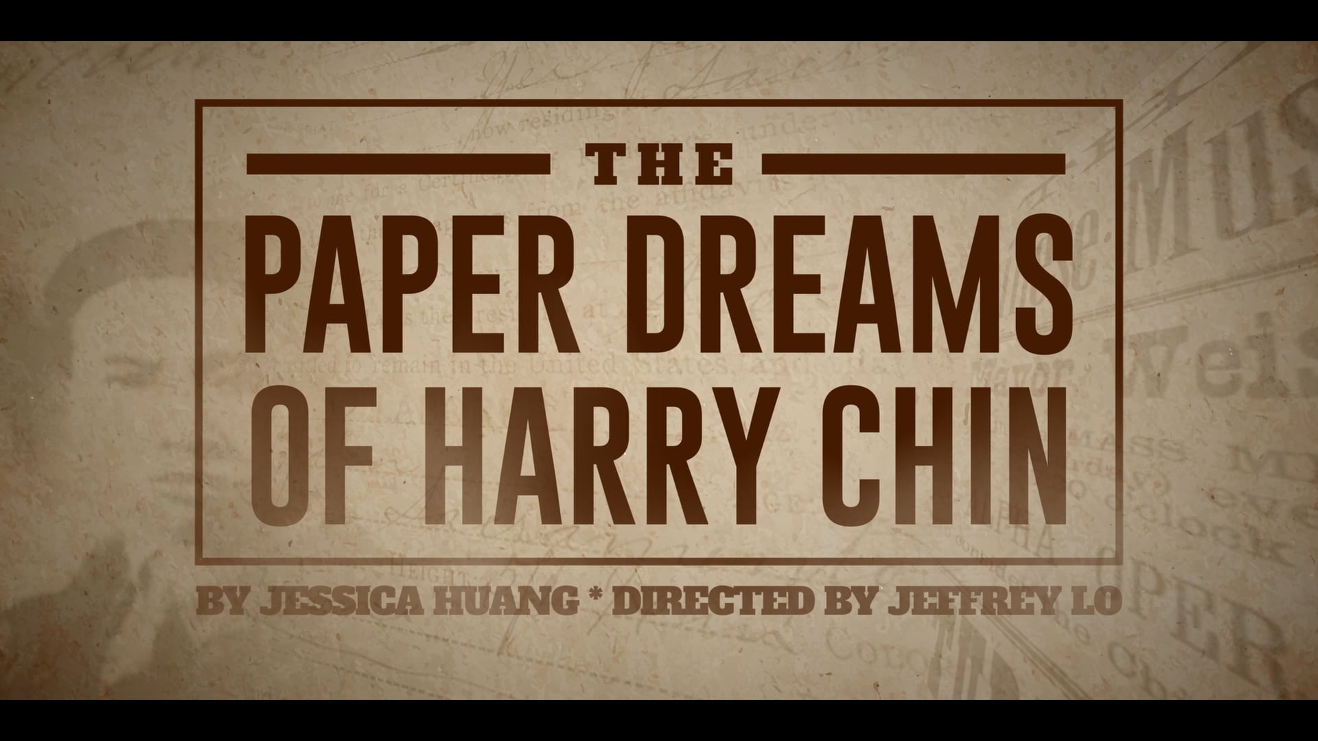 The Paper Dreams of Harry Chin