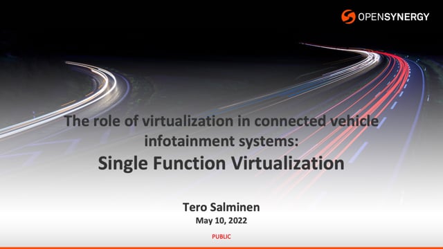 The role of virtualization in connected vehicle infotainment systems