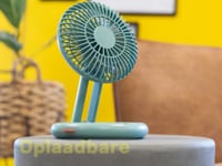 Rechargeable and Quiet Table Fan - Green