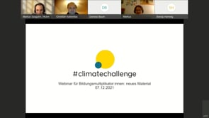 #climatechallenge-Webinar Aufzeichnung