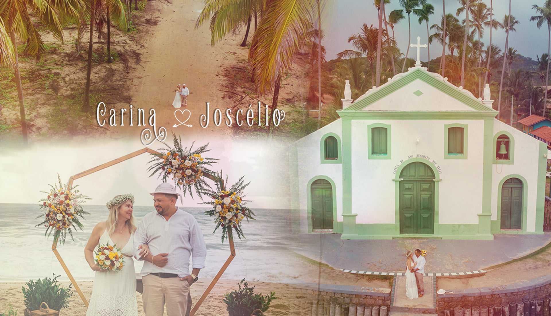 Renovação de Votos de Carina & Joscélio | Porto de Galinhas e Igrejinha de São Benedito praia dos Carneiros - PE