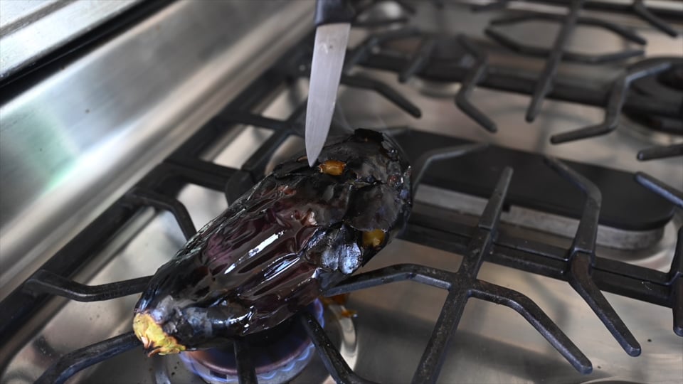 How to test eggplant for doneness
