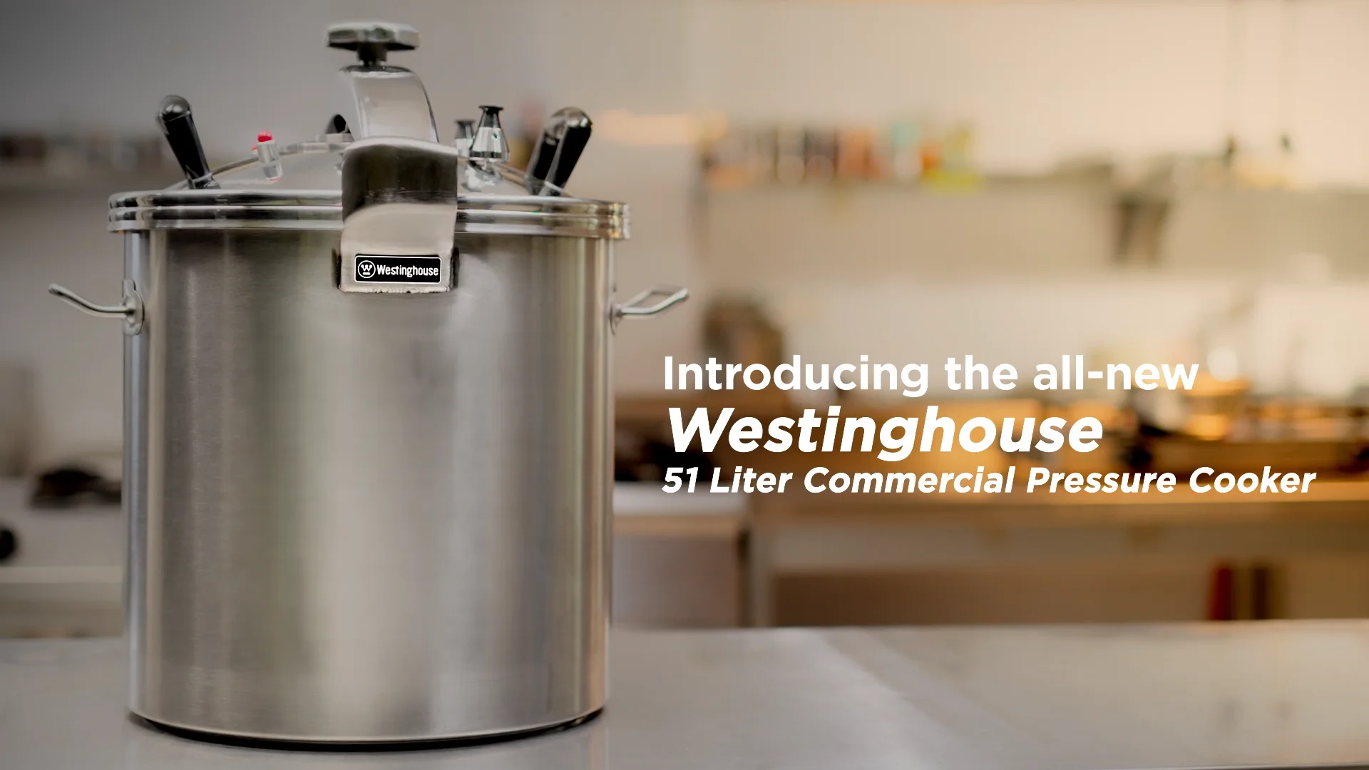 Westinghouse 51L (53.5qt) Commercial Pressure Cooker on Vimeo