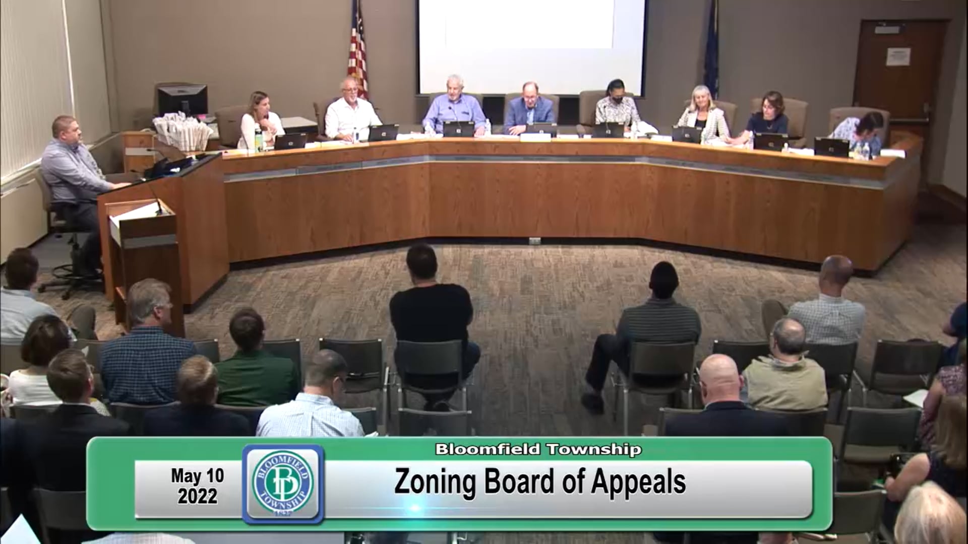 Bloomfield Township Zoning Board of Appeals Meeting 'May 10, 2022' on Vimeo