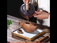 Bamboo Shoots Chinese Yixing Teapot Purple Clay