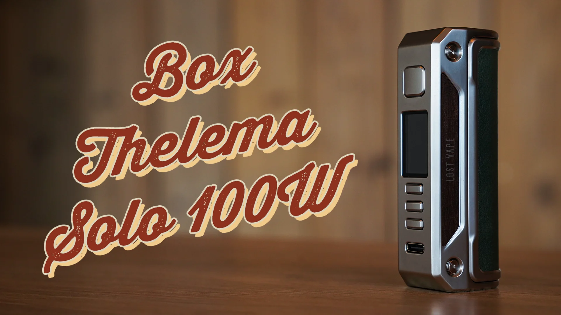 lepetit vap Lost Vape Thelema Solo 100 Pro Box Mod 100W main image 1