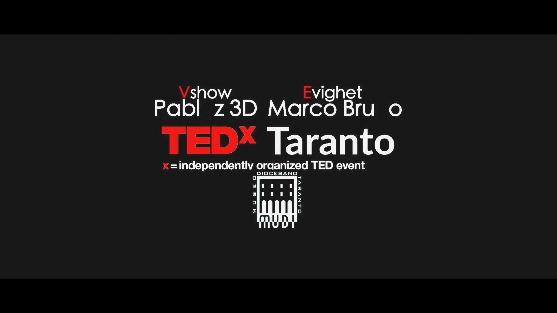 TEDXtaranto_mapping Live