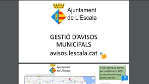 Avui s'ha activat l'app d'incidències municipal