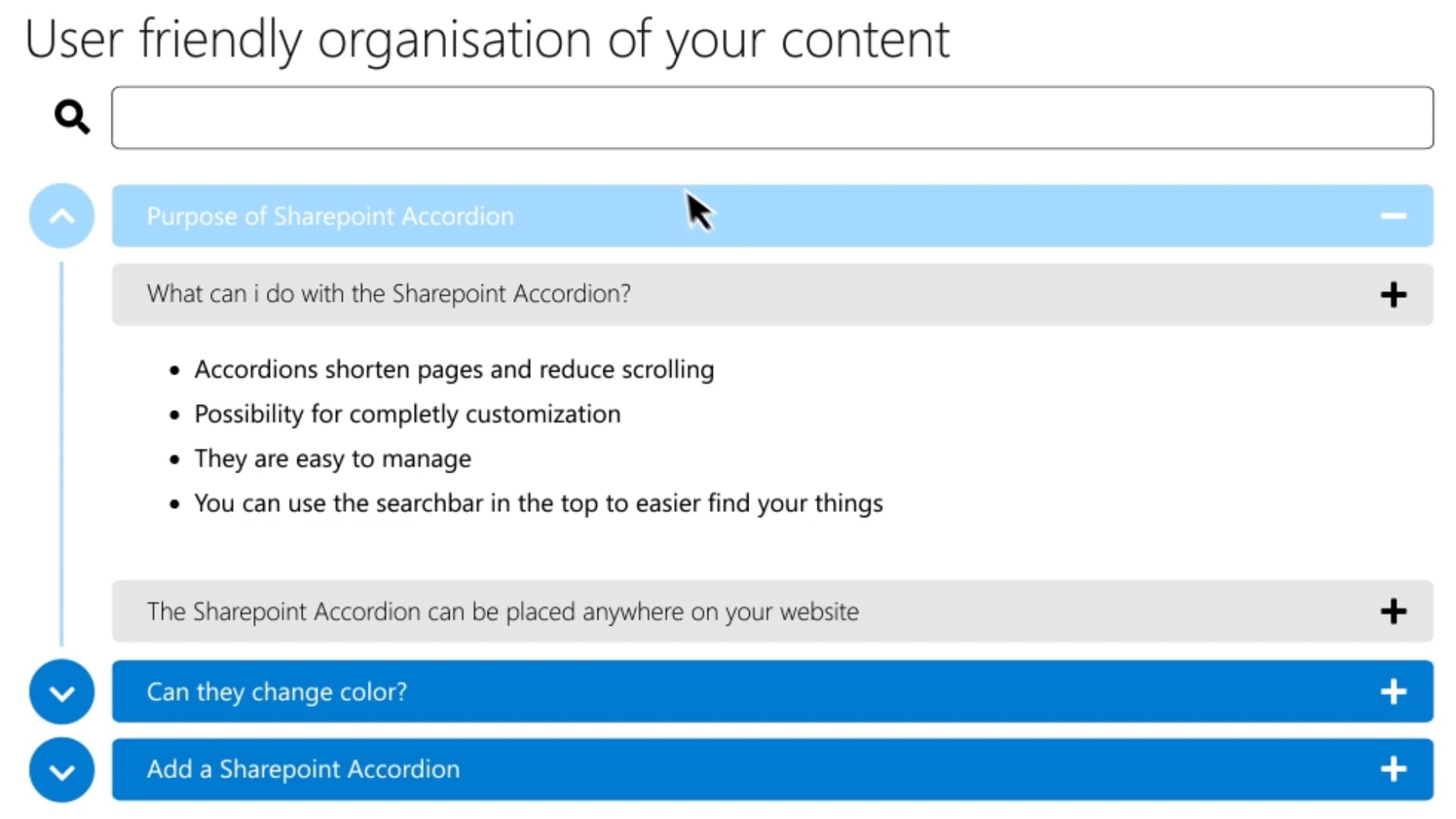SharePoint Accordion on Vimeo