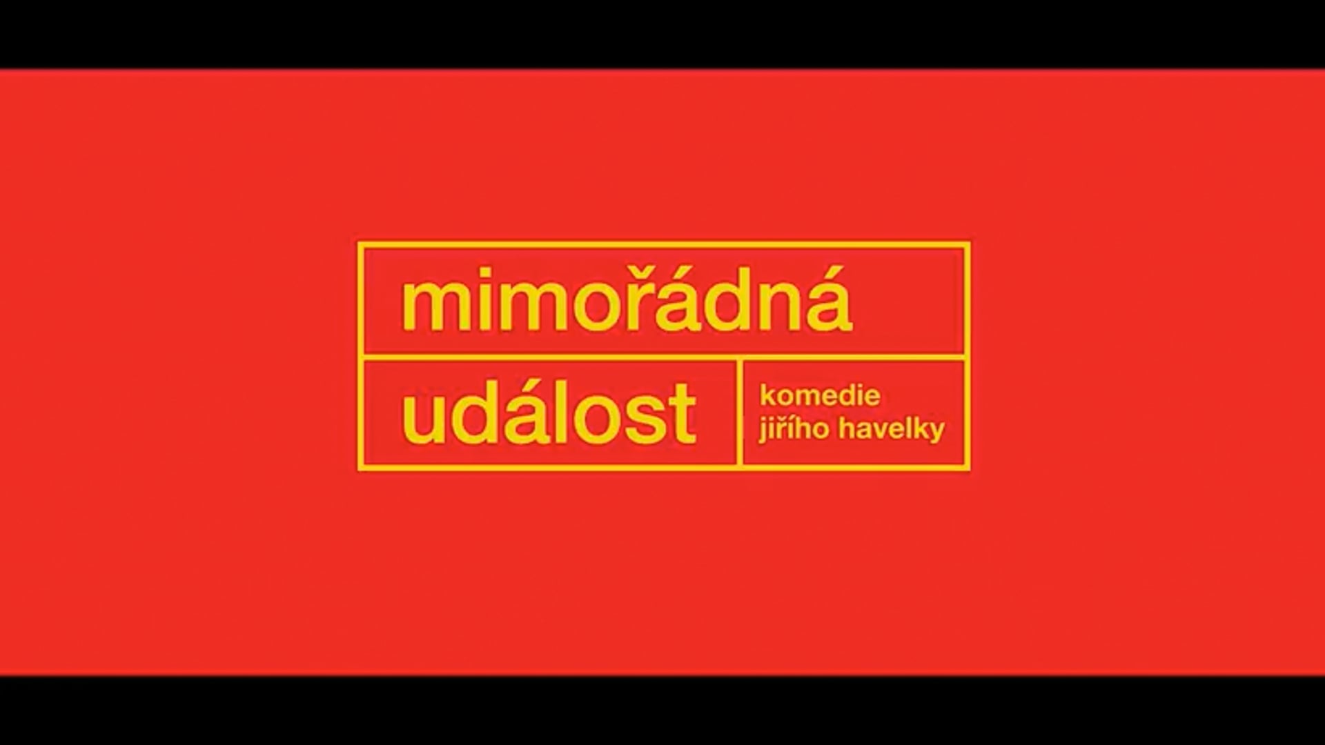 MIMOŘÁDNÁ UDÁLOST (2022) oficiální trailer