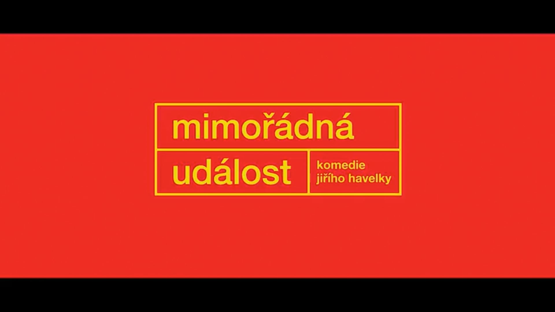 MIMOŘÁDNÁ UDÁLOST (2022) oficiální trailer
