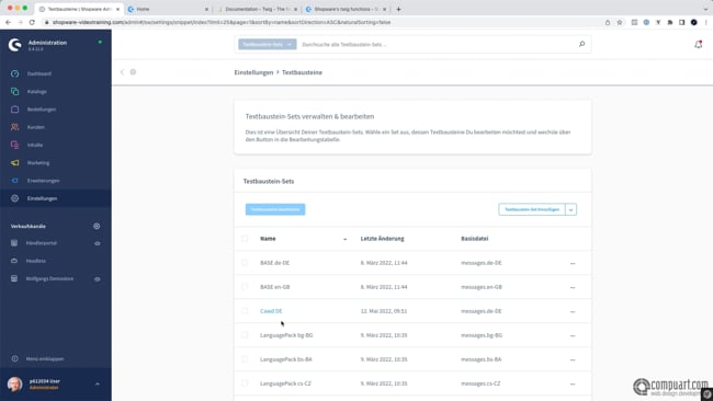 Eigenen Textbaustein anlegen