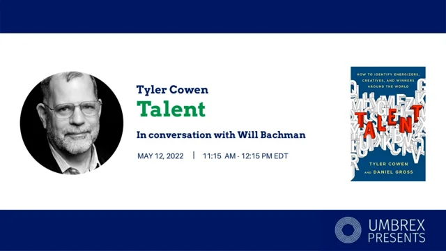 Talent: How to Identify Energizers, Creatives, and Winners Around the World  by Tyler Cowen