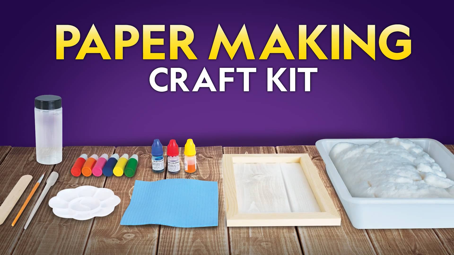 National Geographic Paper Making Craft Kit on Vimeo