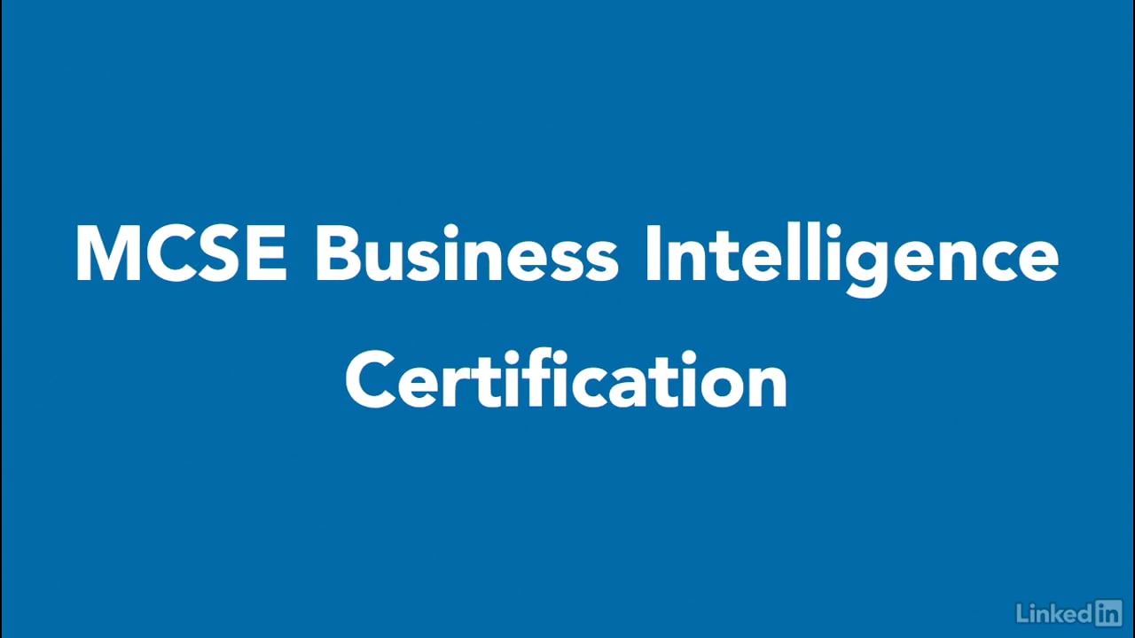 Mcse Business Intelligence : Announcing three new Microsoft ...