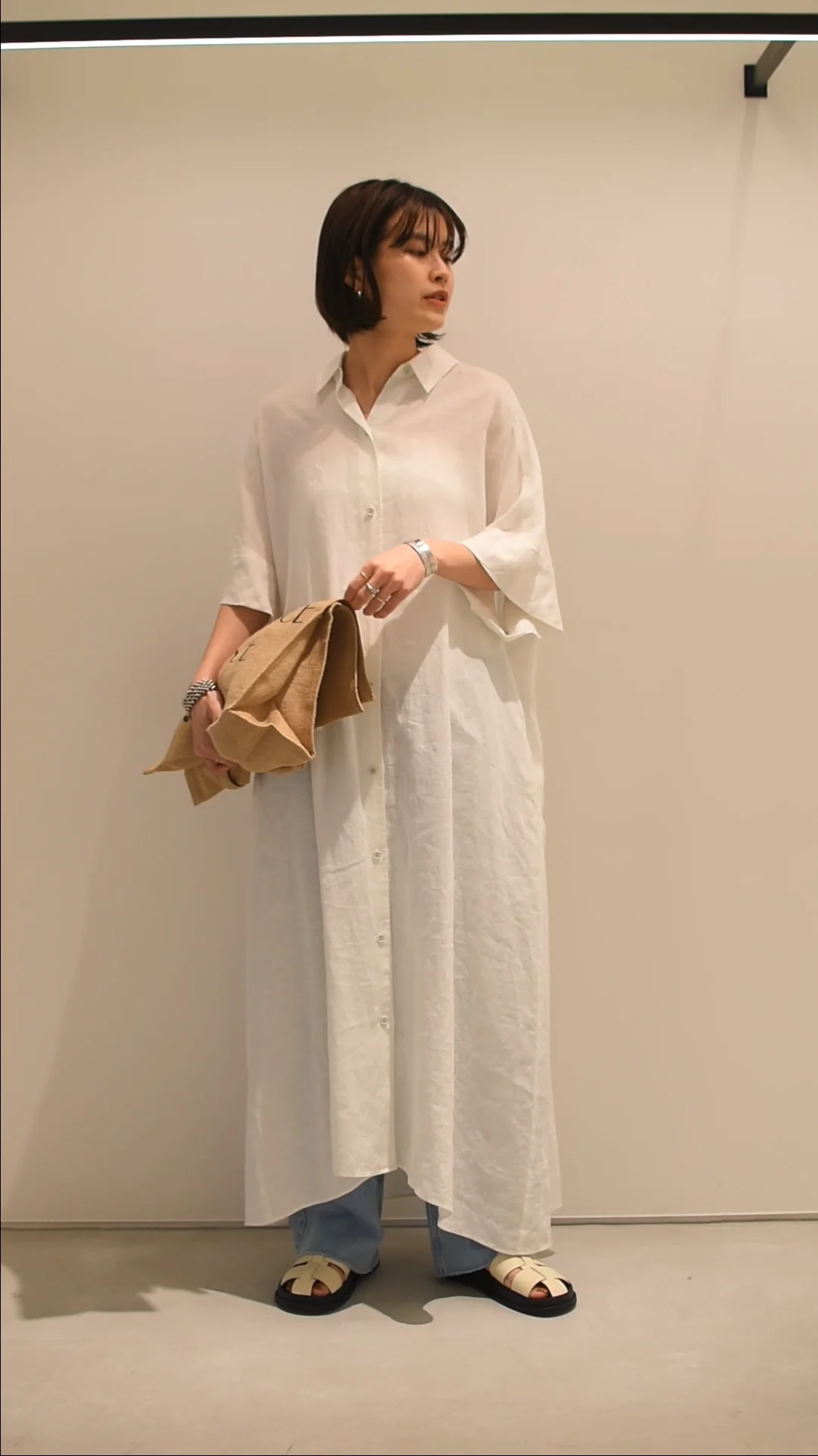 リネン製品染ワンピース｜OUTLET / アウトレット