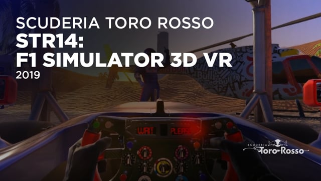 Scuderia Toro Rosso | STR14 F1 simulator 3D VR 2019