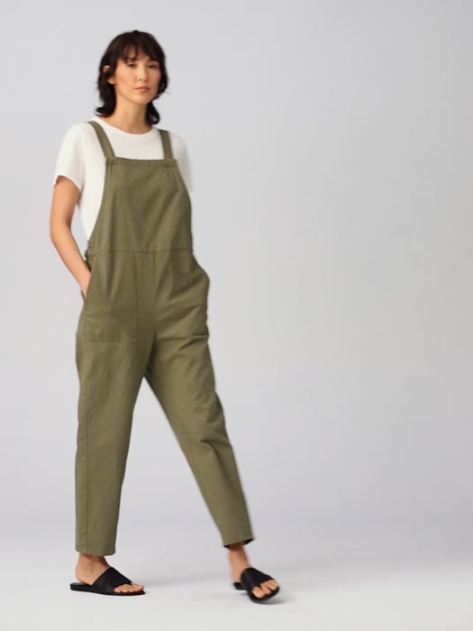 Cotton Hemp Overalls | EILEEN FISHER