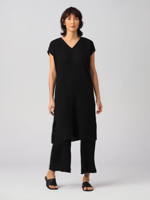 Eileen fisher v neck dress best sale