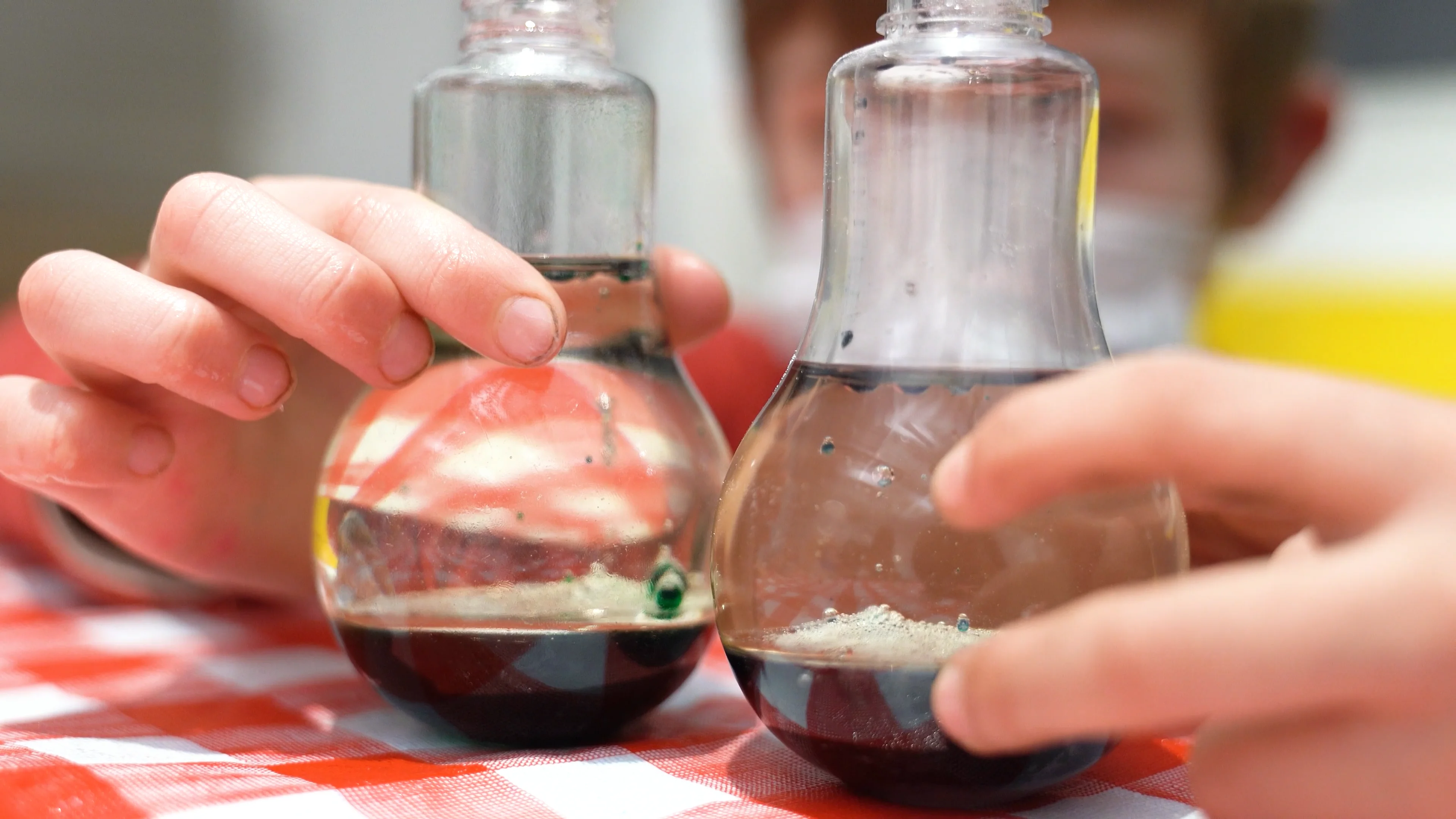 Making Chemical Reaction Lava Lamps in Grade 2 on Vimeo