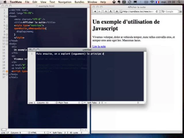 Et javascript alors ? on Vimeo
