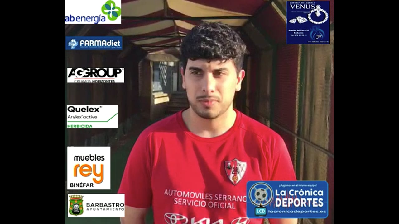 LA PREVIA / UD Binaced - UDB Somontano / IVÁN BIELSA (Jugador Barbastro Somontano) Jornada 2 / Play Off de Ascenso a 1ª Regional