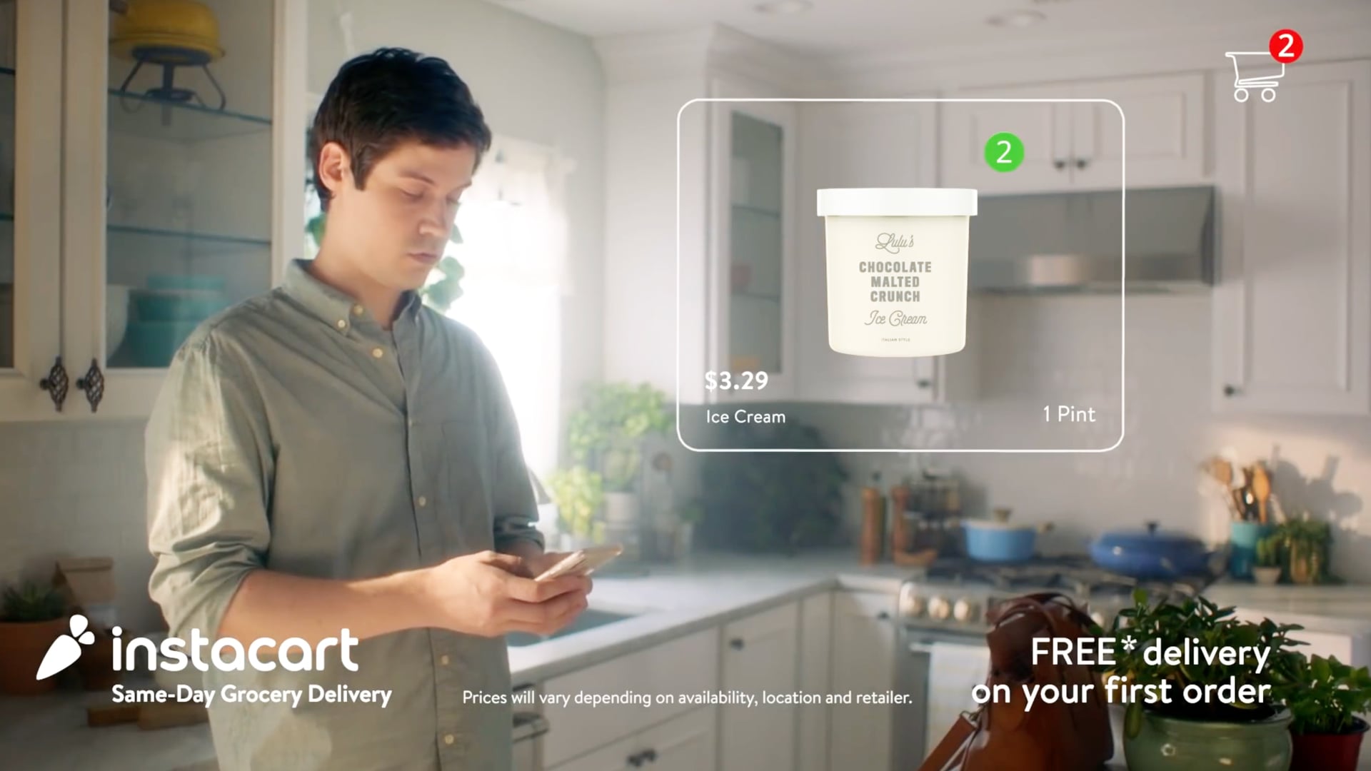 Instacart | The Missing Ice Cream On-Air Commercial