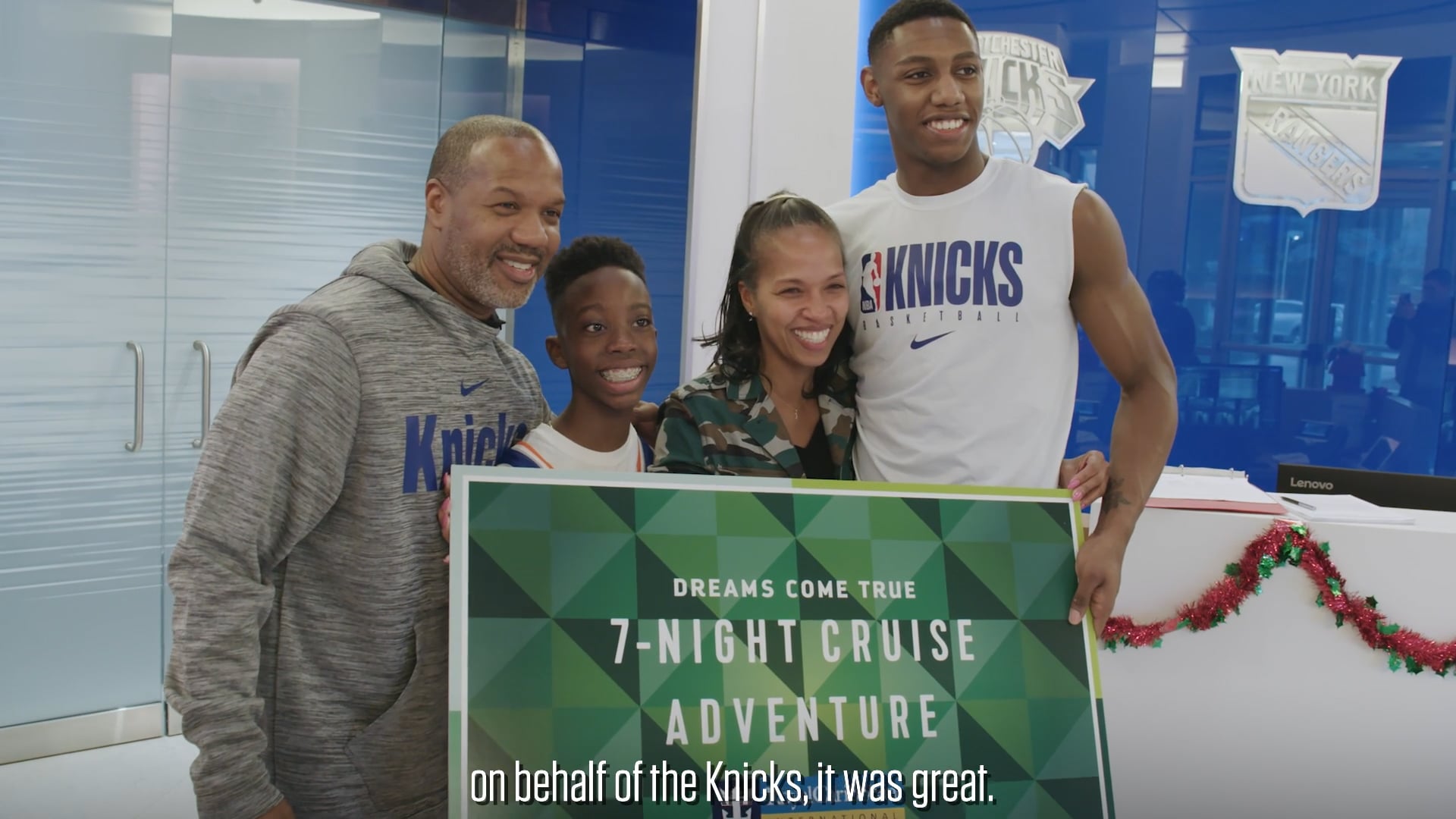 Madison Square Garden | The New York Knicks "Dream Do Come True" Jelani Digital Spot