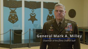 Chairman of the Joint Chiefs of Staff General Mark A. Milley, Medal of Honor Day 2021. (3:43)