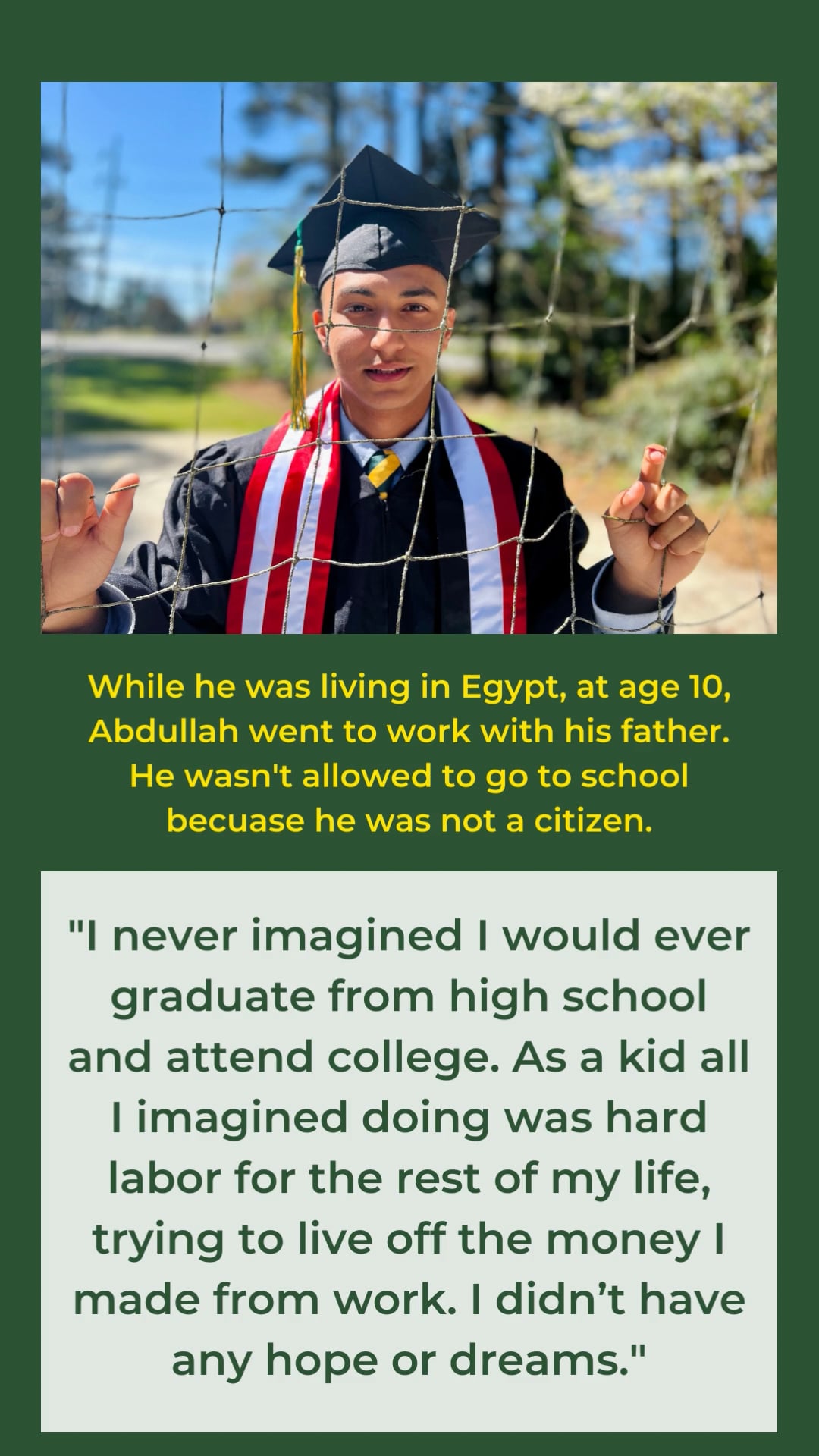 Abdullah, Class of 2022 on Vimeo