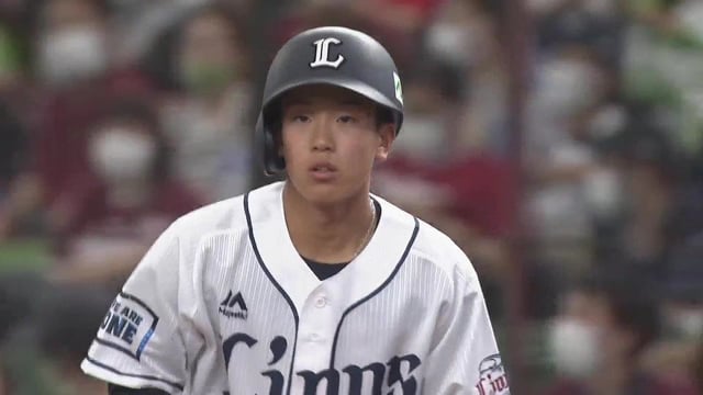 【6回裏】ライオンズ・滝澤夏央 デビューから2戦連続安打を放つ!! 2022年5月14日 埼玉西武ライオンズ 対 東北楽天ゴールデンイーグルス