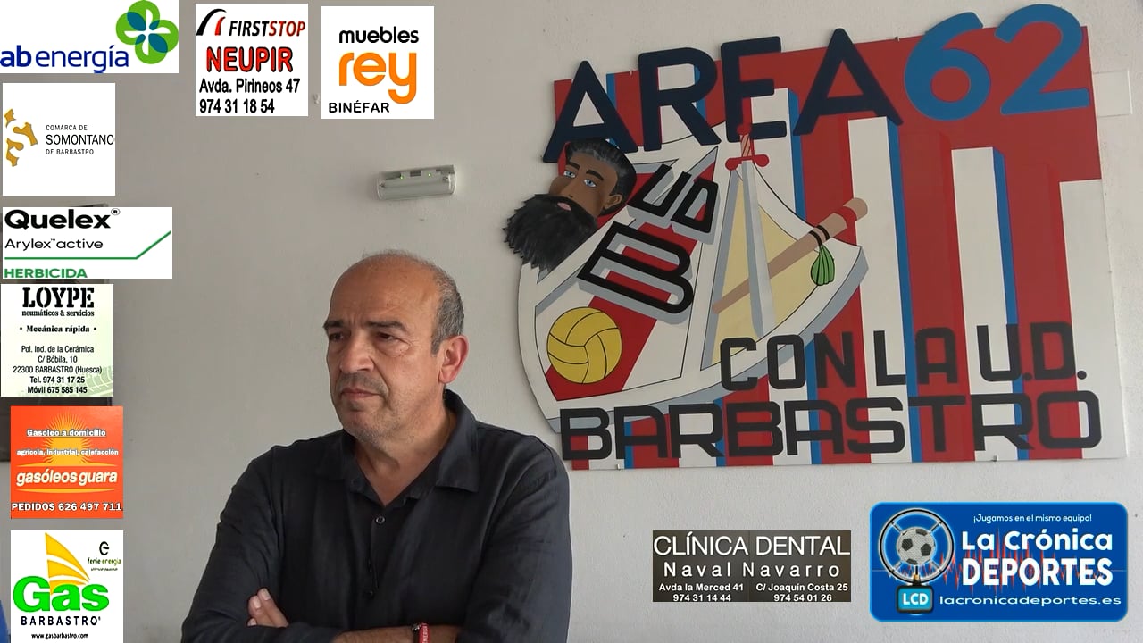 RAFA TORRES (Presidente UD Barbastro) Analizamos como se Prepara el Equipo para Luchar por los Puestos de Play Off en la siguiente Campaña / Restaurante Área 62