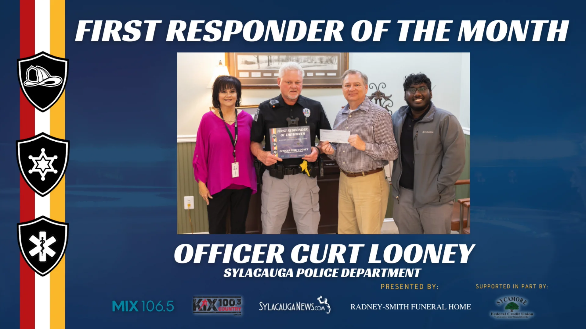 First Responder of the Month - May 2022 - Curt Looney, image size:1920x1080