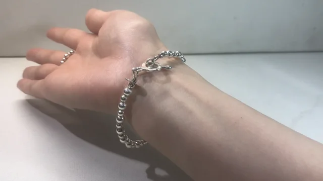 【希少】silverhorse バレルリンク ブレスレット 7link 925 希少】silverhorse バレルリンク ブレスレット 7link 925