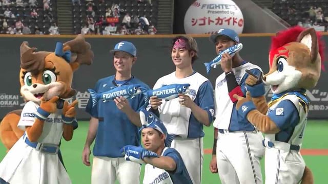 ファイターズ・淺間大基選手・万波中正選手・松本剛選手・杉谷拳士選手ヒーローインタビュー 5月15日 北海道日本ハムファイターズ 対 福岡ソフトバンクホークス