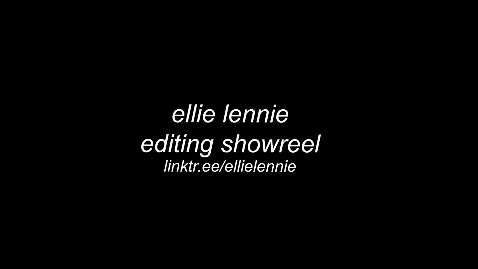 EDITING SHOWREEL (MAY 2022)