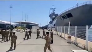 Navi da guerra in arrivo verso le coste della Sardegna