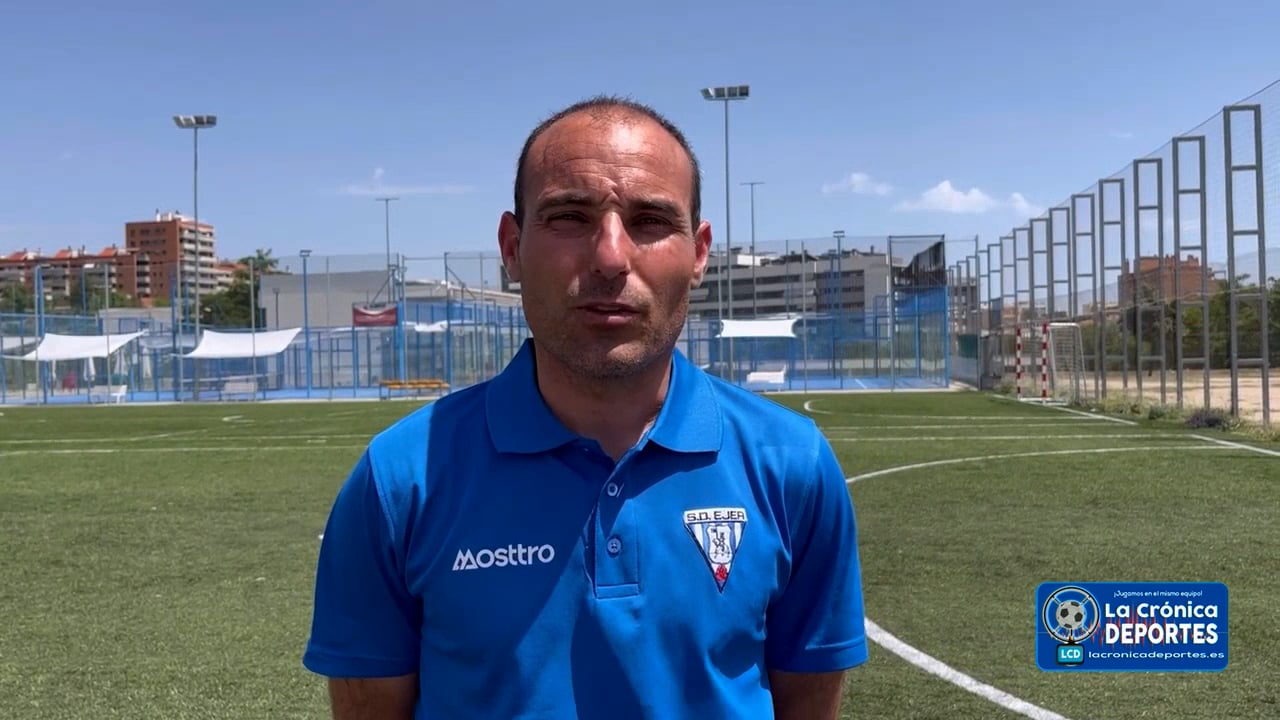 IVÁN MARTÍNEZ (Entrenador Ejea) Terrassa FC 1-0 SD Ejea / J 34 / 2ª RFEF - Grupo 3 / Fuente: Facebook SD Ejea