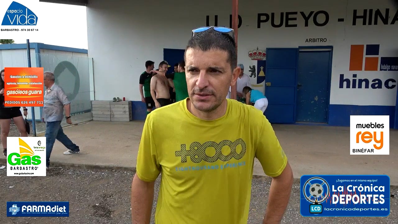 ROMÁN PANADERO (Entrenador Altorricón) UD Pueyo 0-1 CD Altorricón / J 32 / 1ª Regional Gr 2