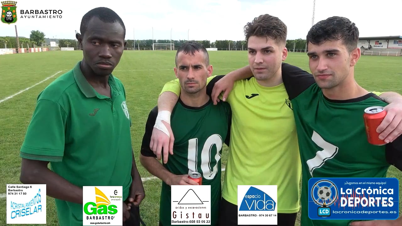 USMAN, JULEN, RAÚL y DAMIÁN (Jugadores Altorricón) UD Pueyo 0-1 CD Altorricón / J 32 / 1ª Regional Gr 2