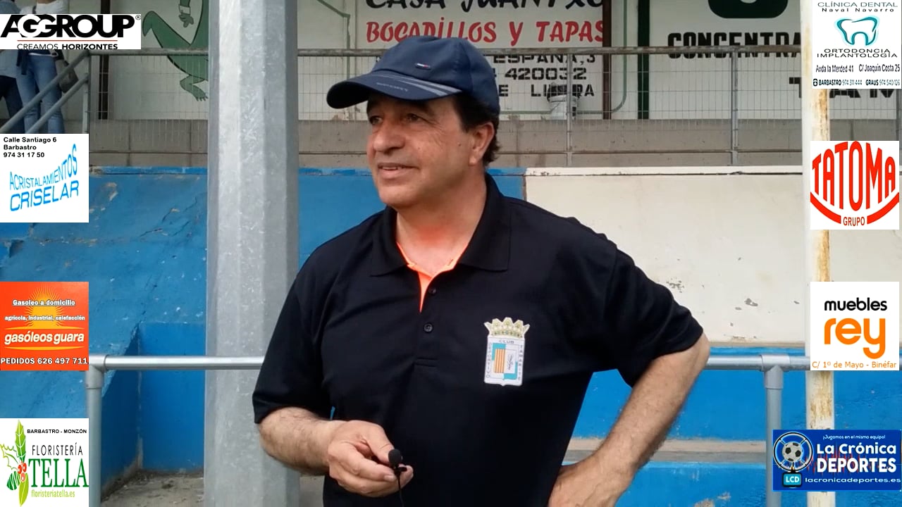 FÉLIX JIMÉNEZ (Entrenador CDJ Tamarite) Tamarite  4-2 Montecarlo / Jornada 32 / Preferente - Gr 1