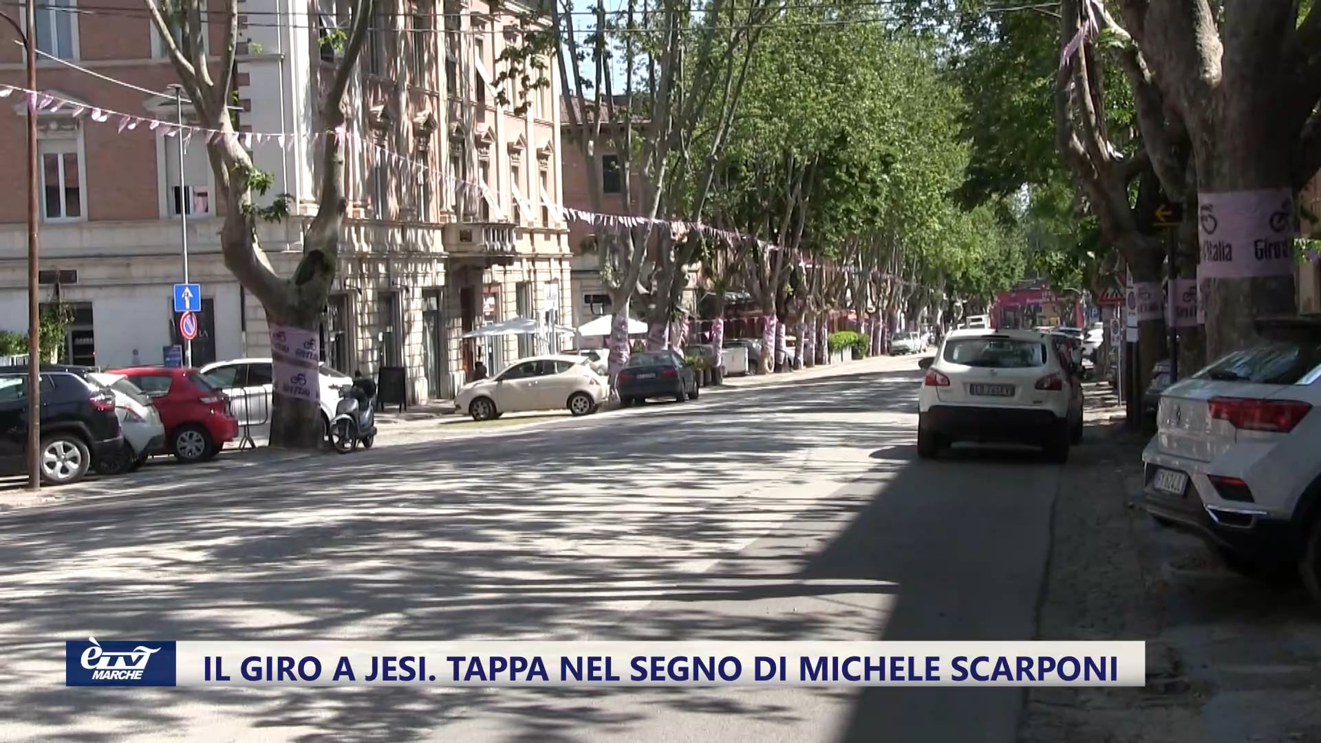 Il Giro d'Italia a Jesi. Tappa nel segno di Michele Scarponi - VIDEO