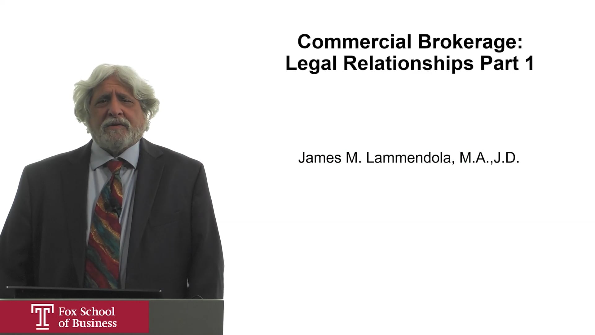 Commercial Brokerage: Legal Relationships Part 1